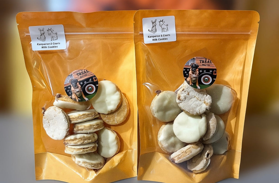 Kangaroo & goats milk cookies 150gms